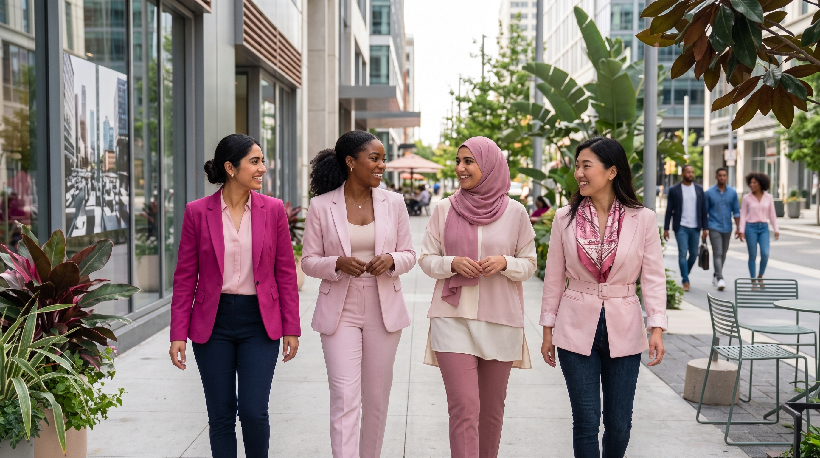 Women of Girlpower International, standing together